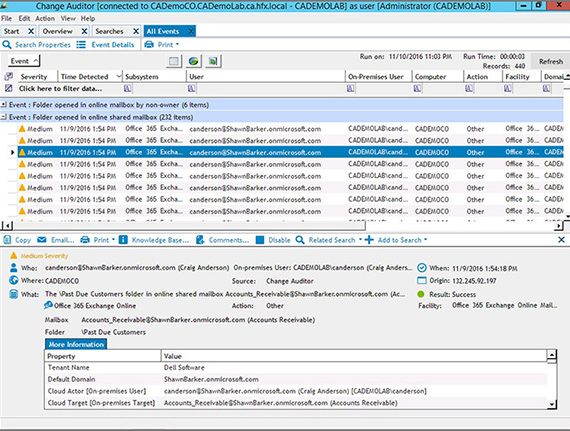 Exchange Auditing Software