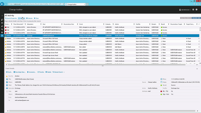 Learn about Change Auditor for Active Directory