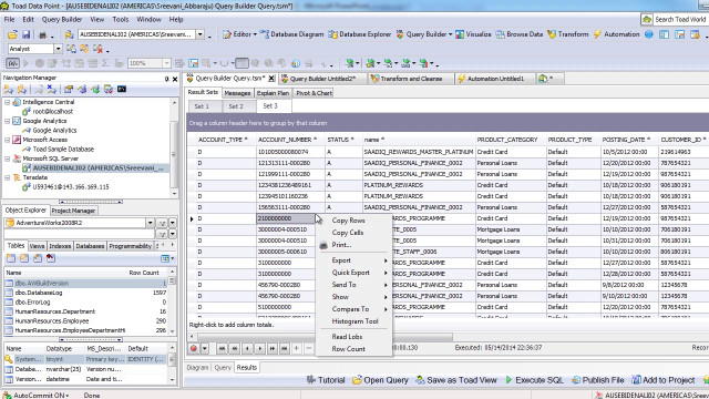 Overview of Toad Intelligence Central