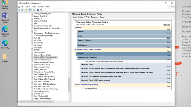 Using group policy merge in GPOADmin